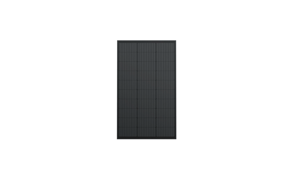 Stivt solcellepanel 100 W monokrystallinsk 2 stk - EcoFlow bakside