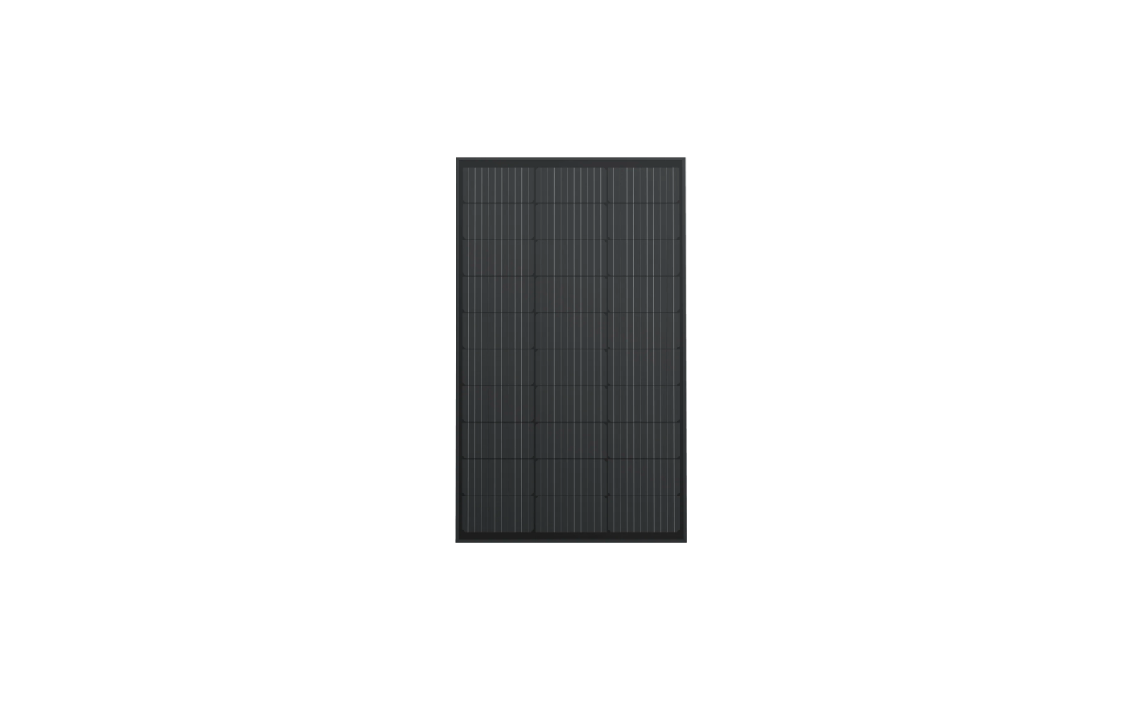 Stivt solcellepanel 100 W monokrystallinsk 2 stk - EcoFlow bakside