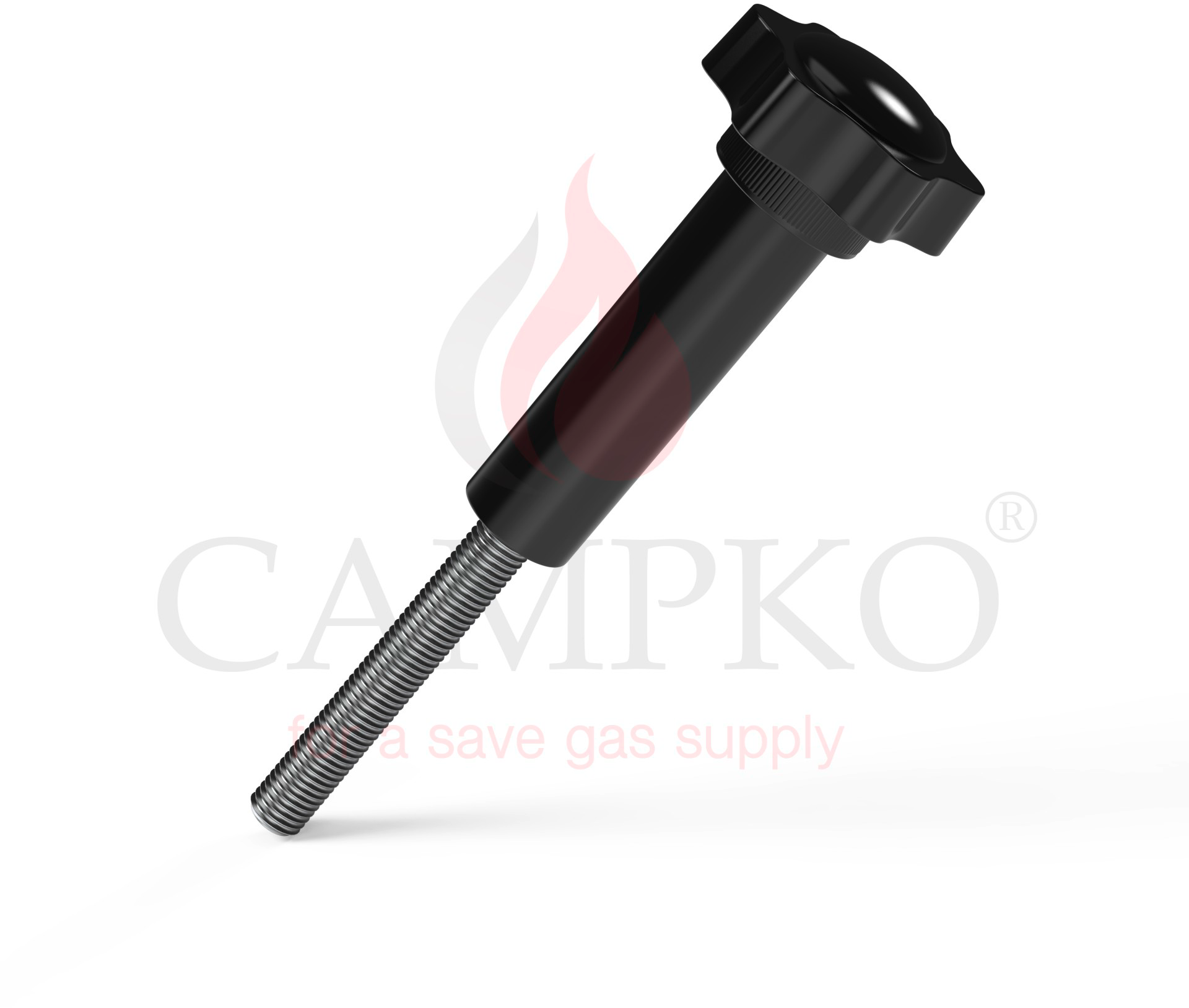 Stjernegrep med distansehylse for gassflaskeholder 2 stk - Campko forfra