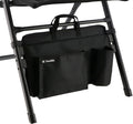 Stolorganiser 30,5x50 cm med koppholder, svart - forfra