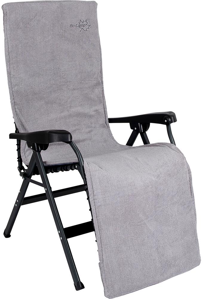 Stolpute i bomullsfrotté L 182x58 cm lysgrå - Bo-Camp forfra