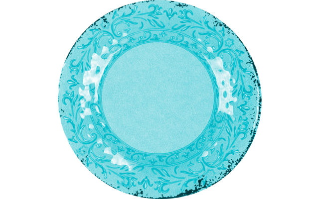 Stone Line middagstallerken melamin 27 cm opal Gimex bakside