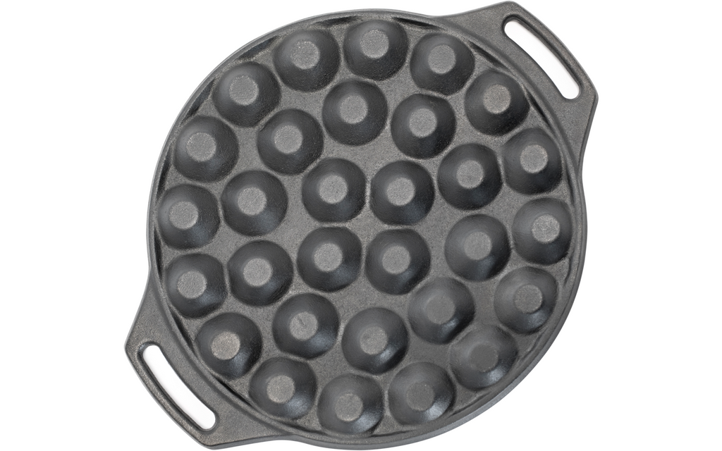 Støpejerns poffertjespanne 30 stk, 3,3 kg - Petromax bakside