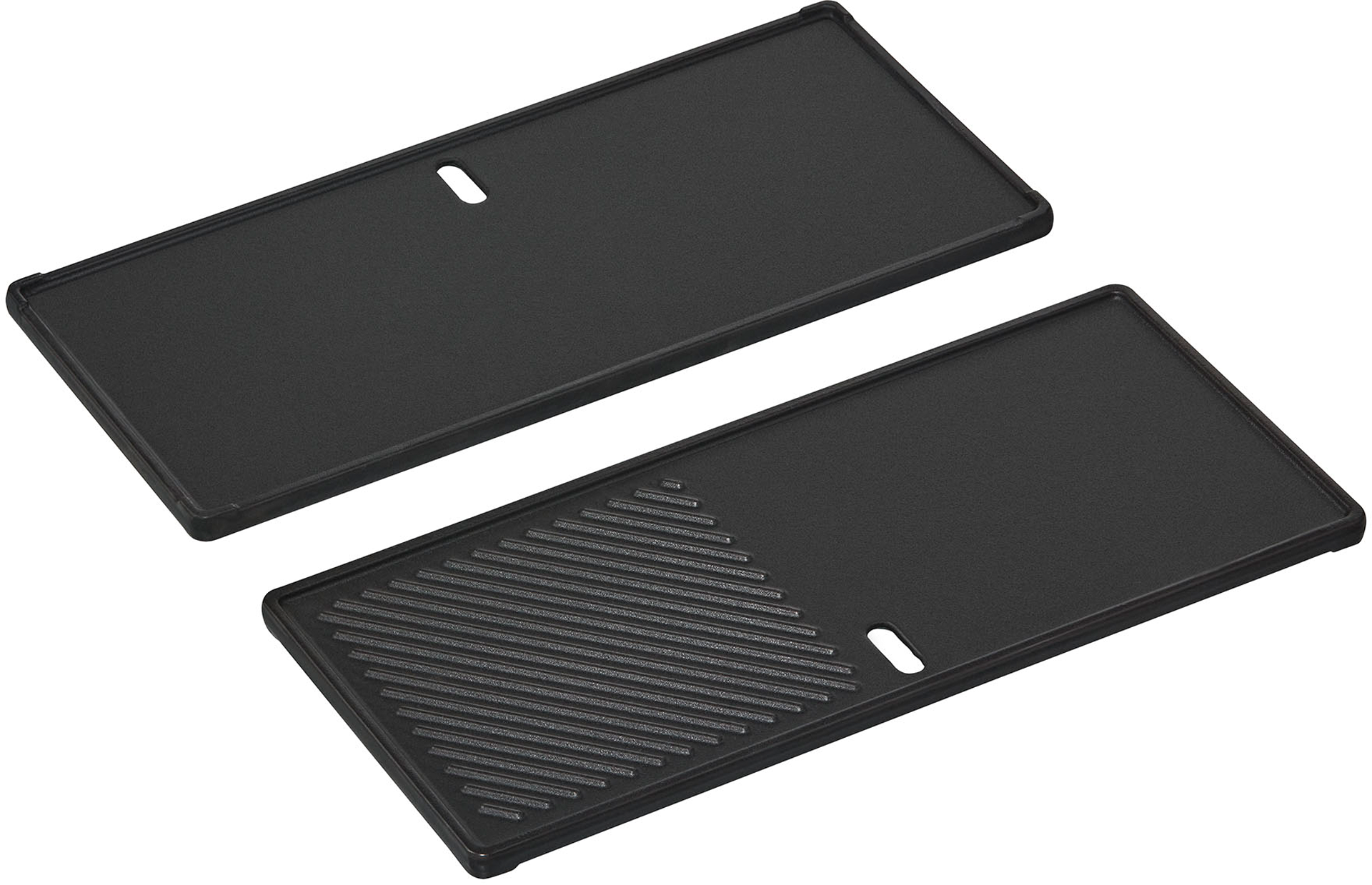 Støpejerns vendeplate 1/2 for Uniq 4, 44,5x20,5 cm forfra