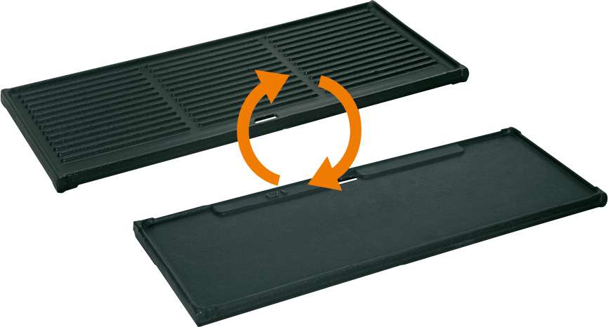 Støpejerns vendeplate for Kansas 3-serien 45x20 cm - Enders forfra