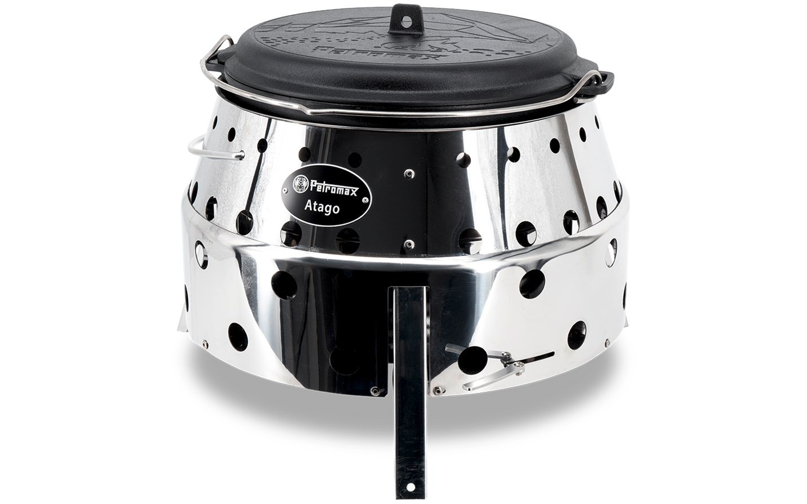 Bakside av Støpejernsgryte FT 4.5 dutch oven 29x29 cm - Petromax
