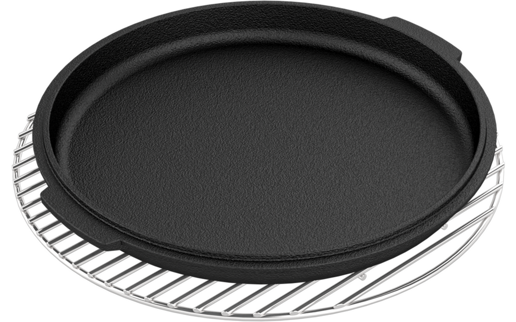 Montert Støpejernsgryte FT 4.5 dutch oven 29x29 cm - Petromax på bål