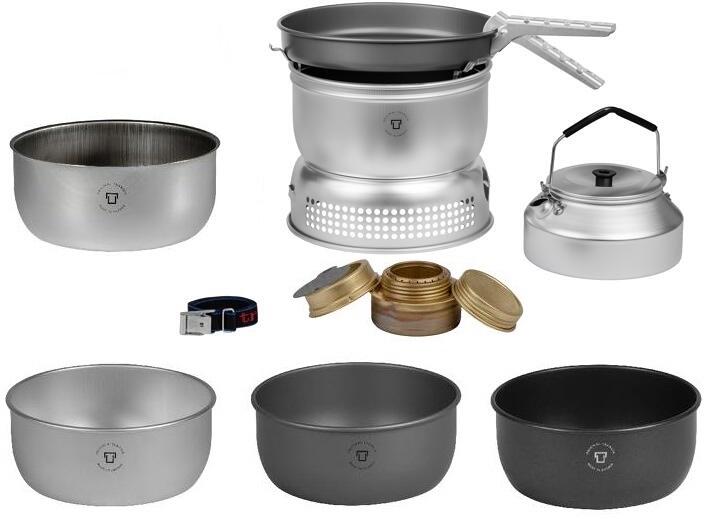 Stormkoker 25-UL aluminium spritbrenner for 3-4 personer - Trangia forfra