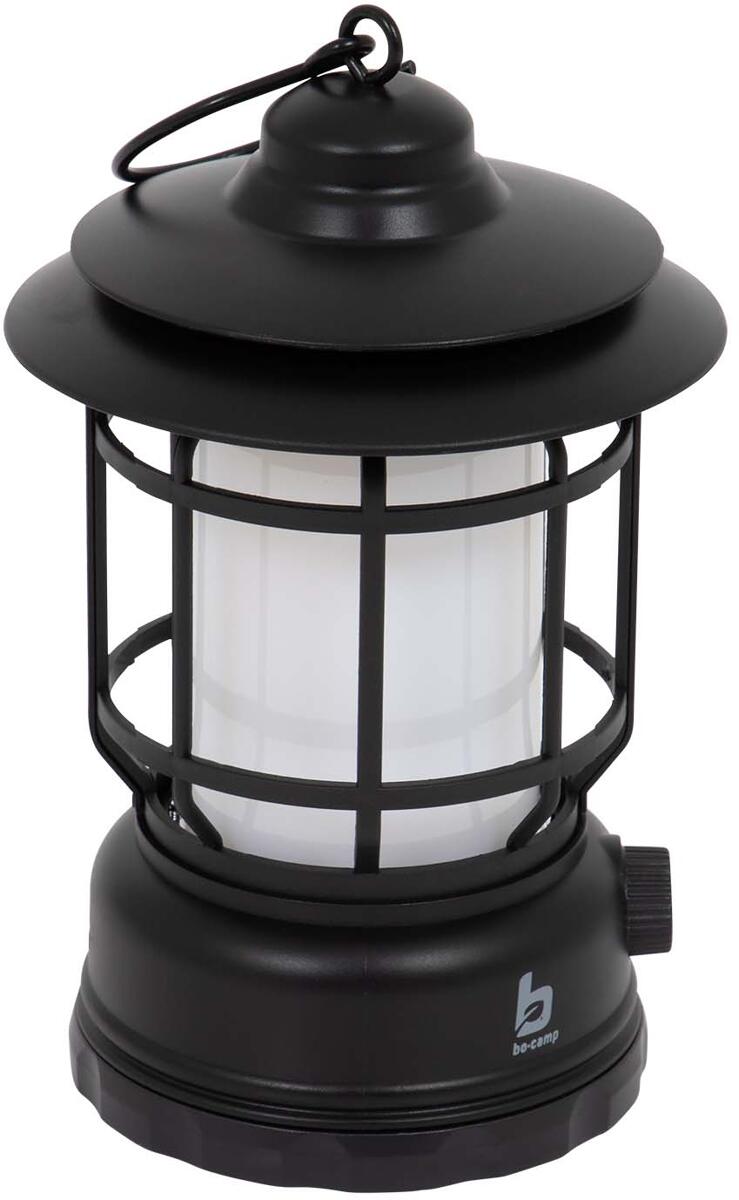 Stormlykt Weirfield oppladbar LED 180 lm svart forfra