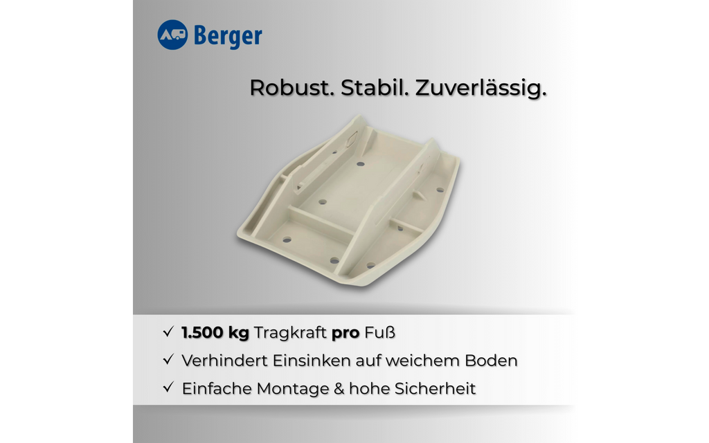 Støtteføtter Big XXL 27,5 x 21 cm 4er-sett oppbevaring