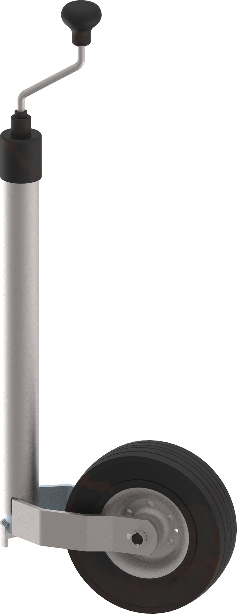 Støttehjul TK48 E-Load 225x65 mm med elektronisk støttelastvisning for tilhenger