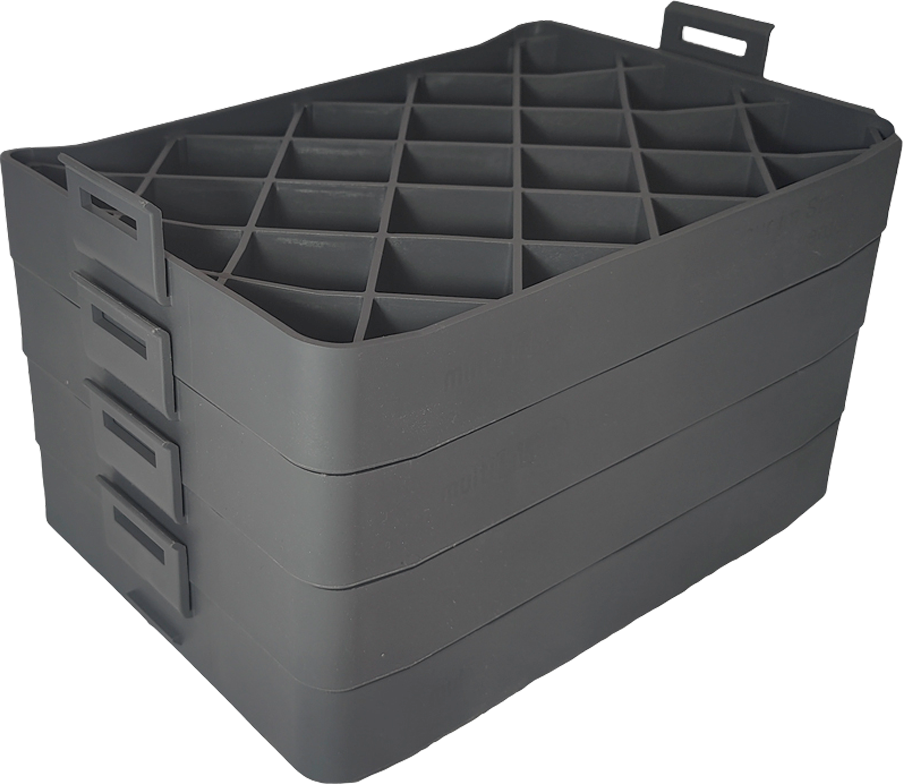 Støtteplater 4er sett 20x30 cm for støttefot 4 kg MultiAnker for campingvogner