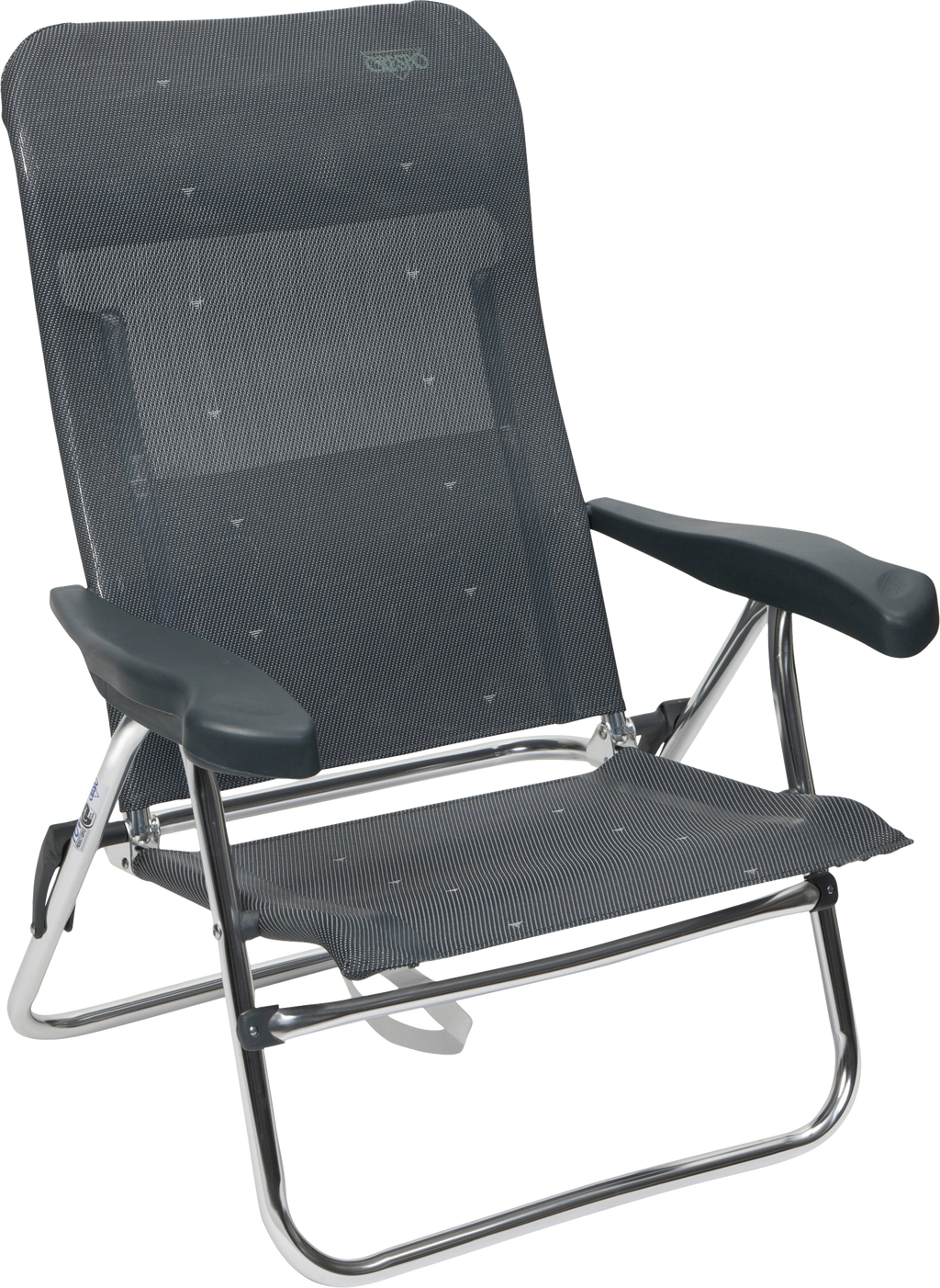 Strandstol AL/205 Classic 7-pos. aluminium 2,4 kg - Crespo forfra