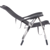 Strandstol AL/206 Classic 7-pos. aluminium Crespo montert på stranden