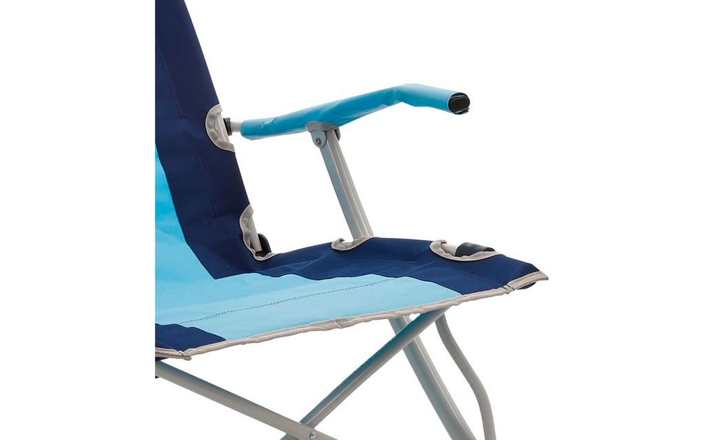 Strandstol Bula XL med polstrede armlener detalj av armlen