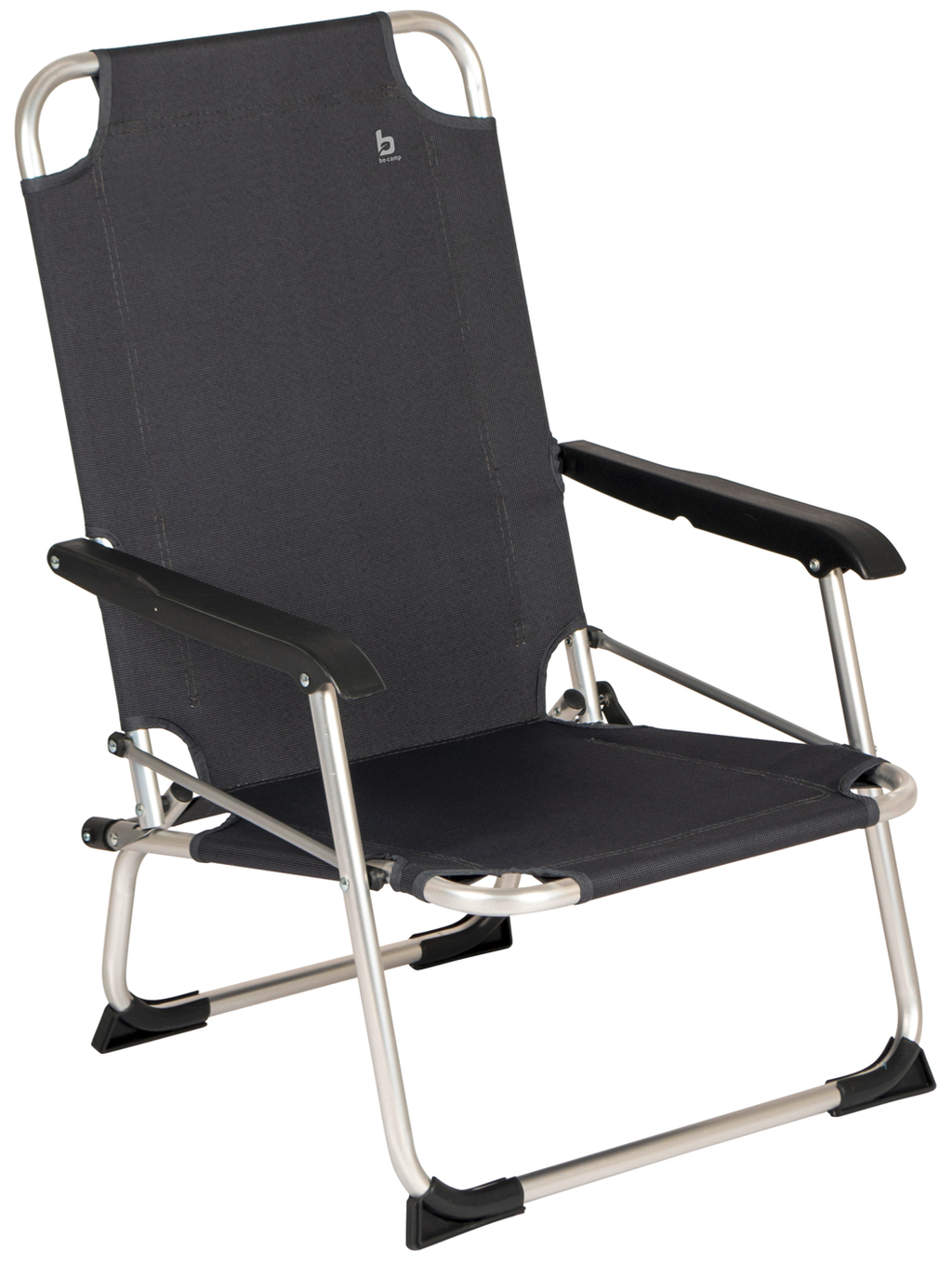 Strandstol Copa Rio Graphite aluminium forfra