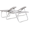 Strandstol og ligg Crespo AL/223 Classic 7-trinns aluminium bakside