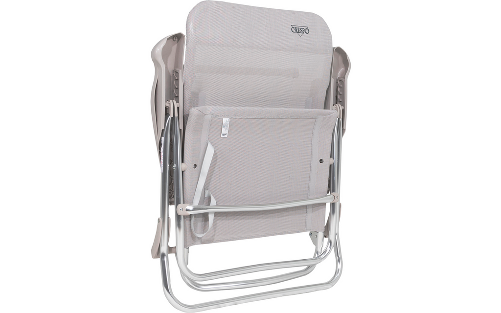 Strandstol og ligg Crespo AL/223 Classic 7-trinns aluminium pakket og klar til bruk