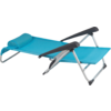 Strandstol Saint-Tropez med hodepute 8-pos. aluminium bakside