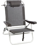 Strandstol Siren aluminium 4 justerbare posisjoner 3,6 kg - Brunner forfra