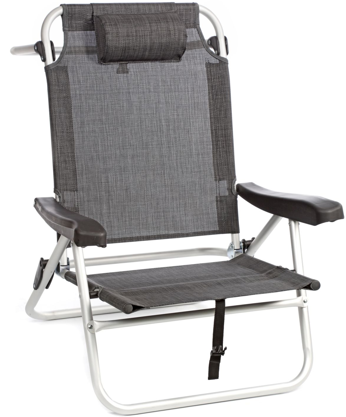 Strandstol Siren aluminium 4 justerbare posisjoner 3,6 kg - Brunner forfra
