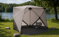 Strandtelt Beach Shelter Compton 2 for 2 personer UV 3,6 kg - Outwell i blått sett forfra