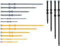 Stretch-Loc stroppesett 20 mm 4-pakning TPU foran