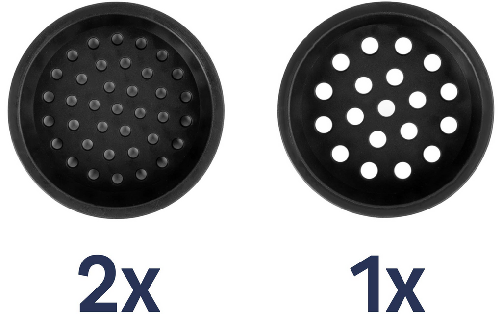 Montert Strøinnsatser MIX for magnetglass, 3-delers sett BPA-fri i magnetglass