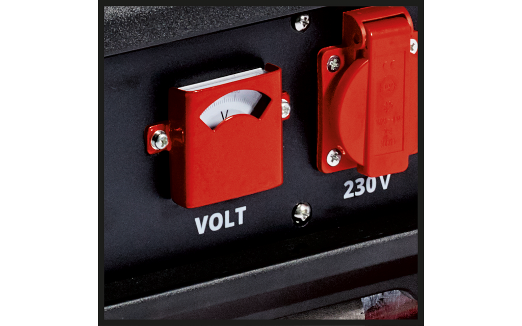 Detalj av kontrollpanel på Strømaggregat TC-PG 35/E5 bensin 3100 W med AVR