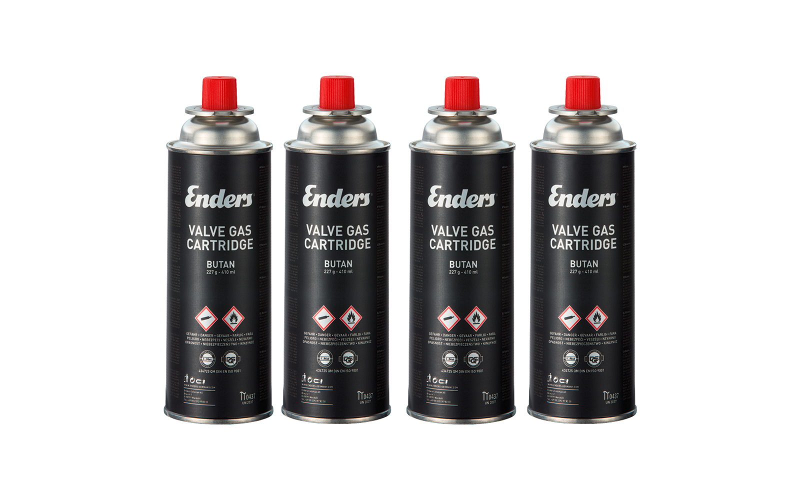 Detalj av Stromboli gasskoker 2,2 kW med koffert inkl. 4x227 g gasspatroner