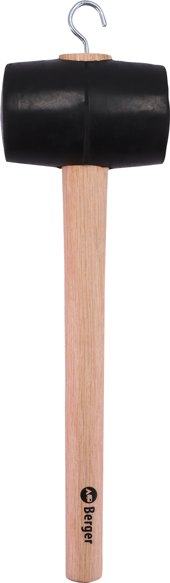 StronQ Wood telthammer med pluggtrekker i gummi, tre og stål