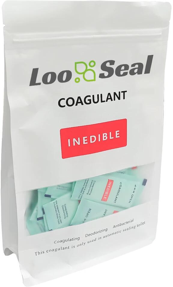 Superabsorbent for campingtoalett 30 stk - LooSeal nærbilde