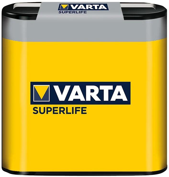 Superlife batteri 4,5V sink-karbon 3R12 - VARTA forside
