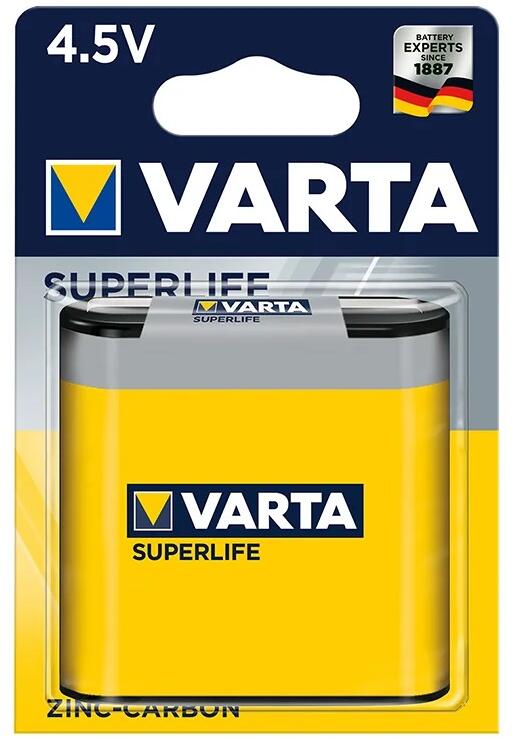 Superlife batteri 4,5V sink-karbon 3R12 - VARTA detalj