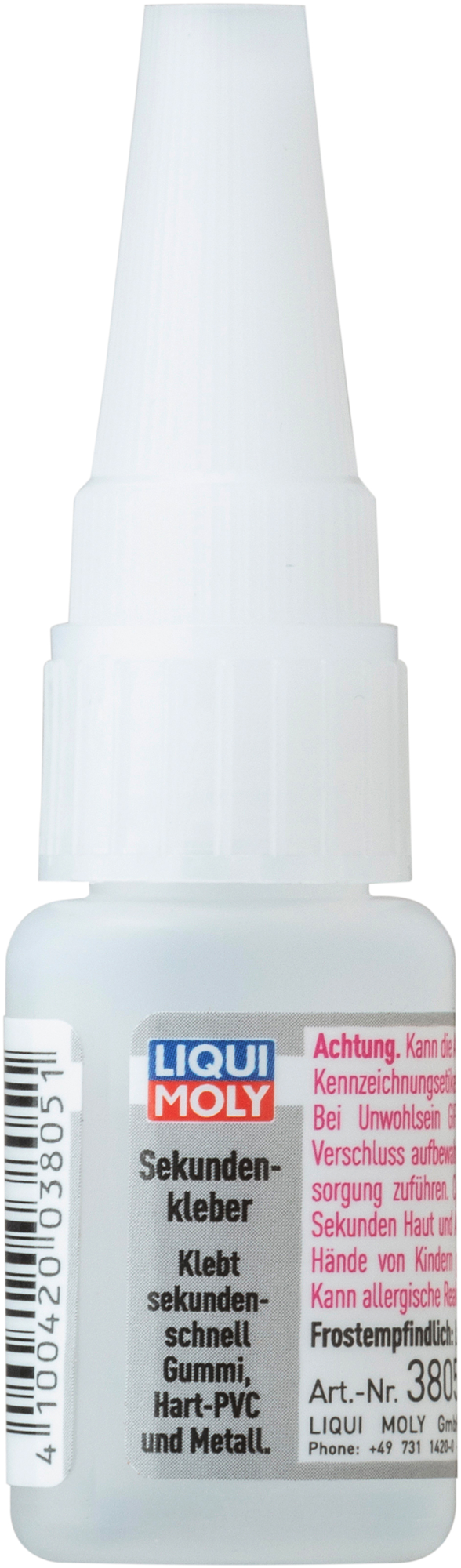 Superlim med cyanoakrylat universell 10 g - Liqui Moly for rask liming