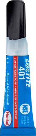 Superlim 401 universell 3 g transparent Loctite for rask og sterk liming