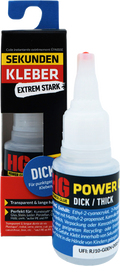 Superlim tyktflytende 20 g transparent - HG Power Glue forpakning