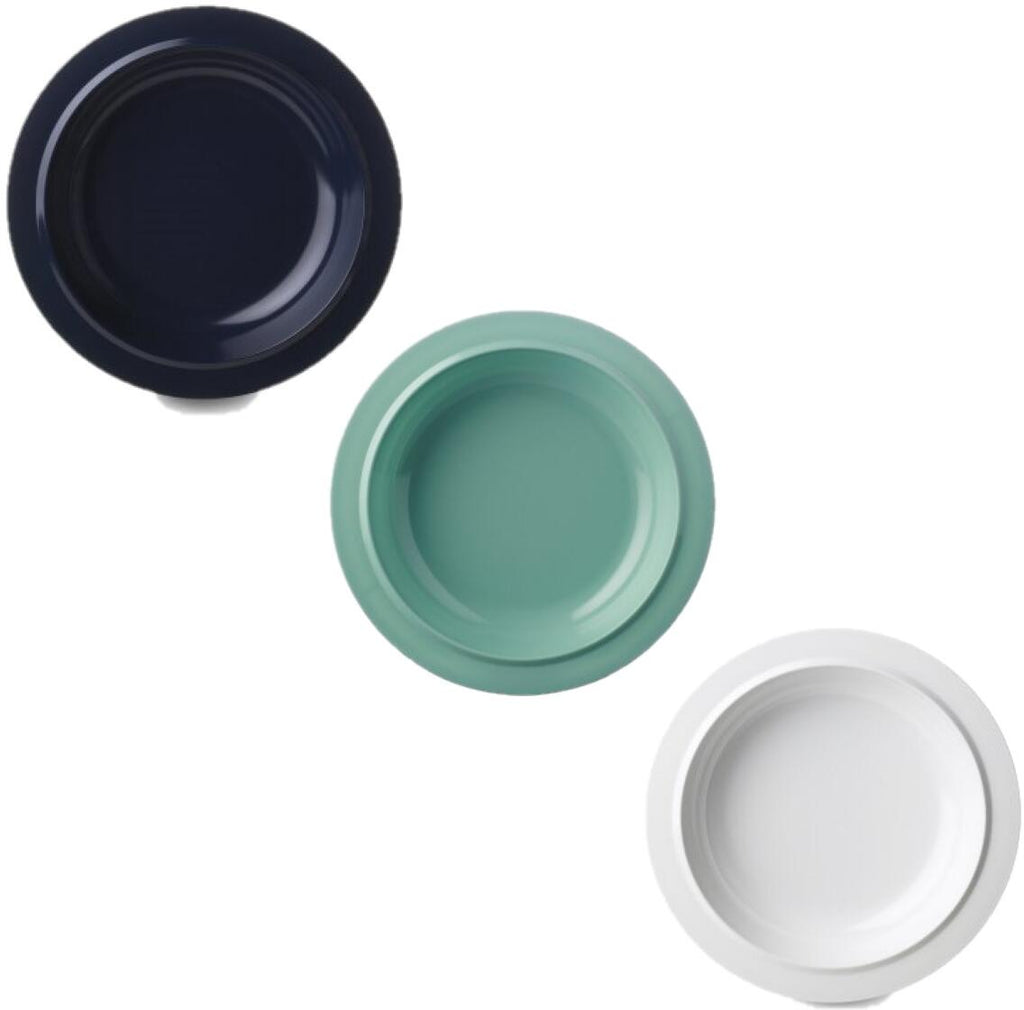 Suppetallerken Basic D195 Ø19,2 cm melamin stabelbar forfra