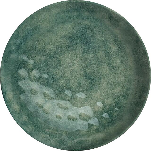 Suppetallerken Venetian melamin 21 cm grønn - Brunner for campingbruk