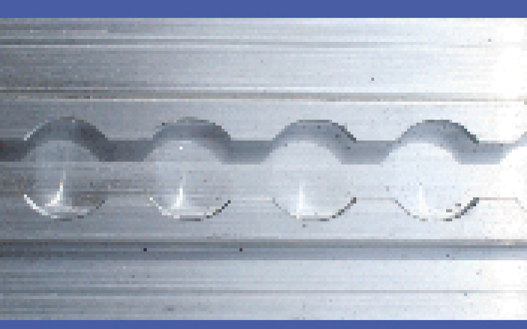 Surreskinne aluminium flat 2000 x 65 x 11 mm - Zurrschienen.com forside