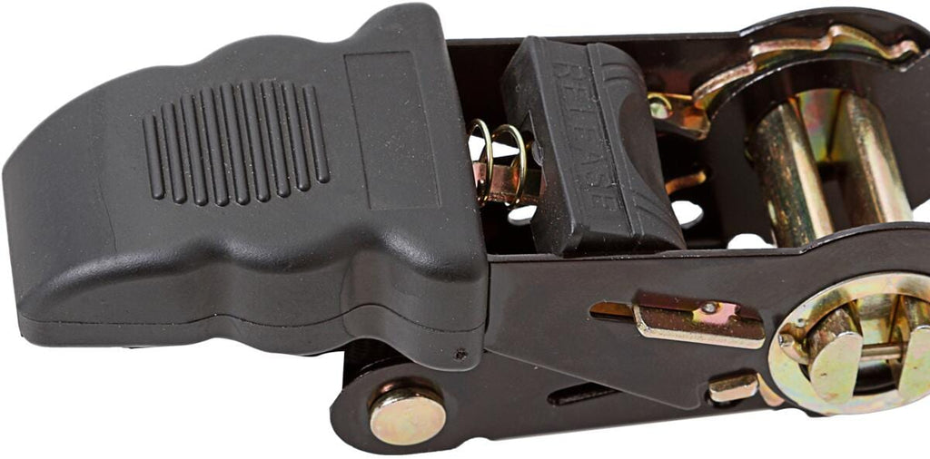 Surrestrøpp Pack-Man 2.0 med ratchet 5 m x 25 mm - Brunner nærbilde av ratchet