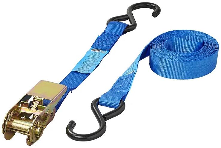 Surrestropp med ratsjett og S-krok 5 m, 250 kg - Pro Plus forfra