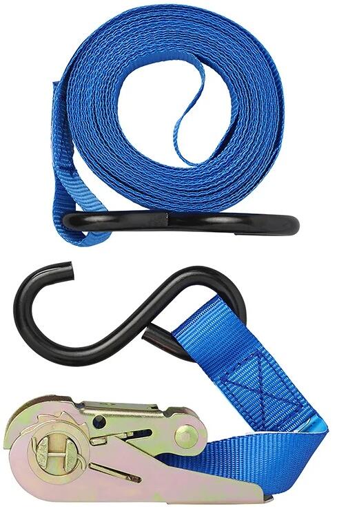 Montert Surrestropp med ratsjett og S-krok 5 m, 250 kg - Pro Plus på campingutstyr