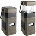 Sveiveradio DAB+ med campinglampe 80 lm forfra