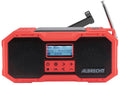 Sveivradio DAB+ med lommelykt og solcelle 4000 mAh front