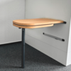 Svingbordsystem komplett med bordplate og understell - VierTec bakside