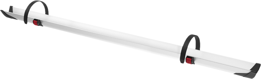 Sykkelskinne Rail Plus 128 cm sølv for sykkeltransport
