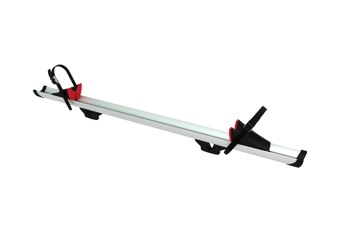 Sykkelskinne Rail Premium S Fat Bike 2 kg sølv fra Fiamma for sikker sykkeltransport
