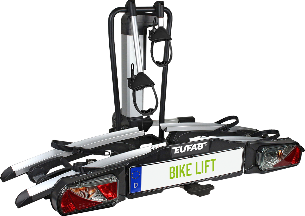 Sykkelstativ Bike Lift for tilhengerfeste forfra