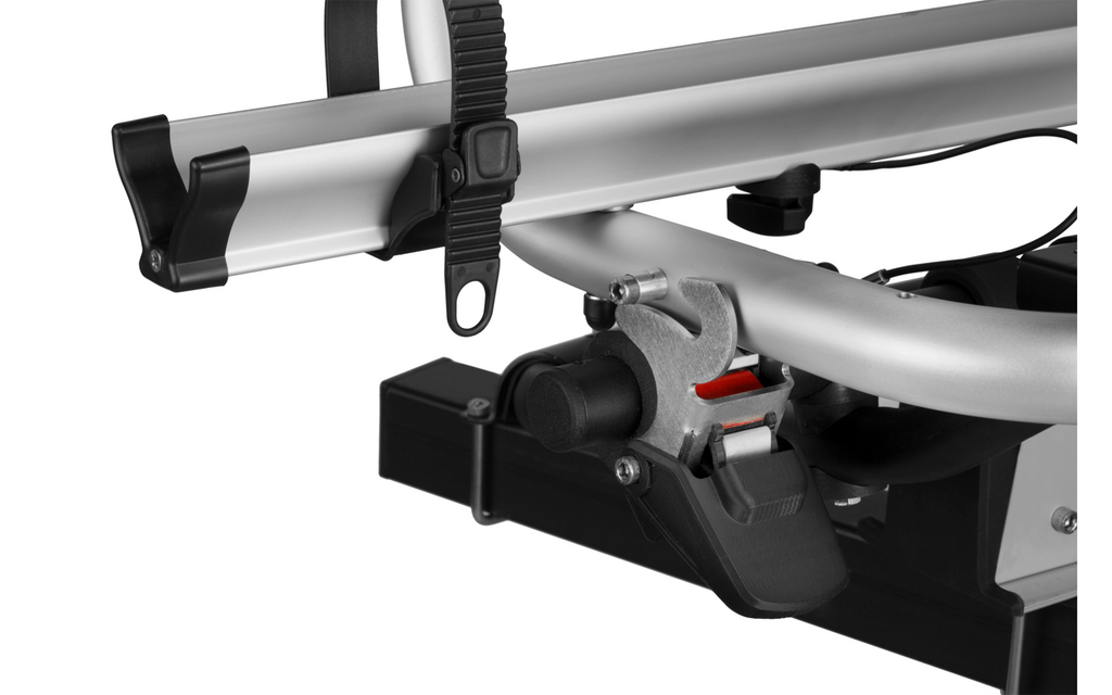 Montert sykkelstativ for dragararm Caravan Superb med sykler